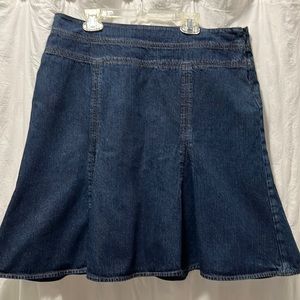 Chaps Denim miniskirt